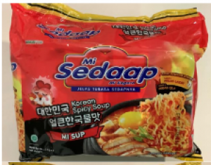 Mie Sedaap Korean Spicy Soup Instant Noodles