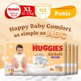 Huggies Airsoft Pants XL 38s X 4