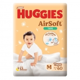 Huggies Airsoft Tape Diaper M 60s