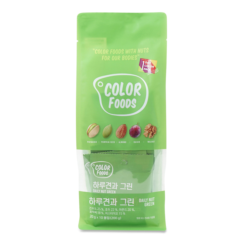 Color Foods Daily Nut Green 10sx0g Giant Singapore