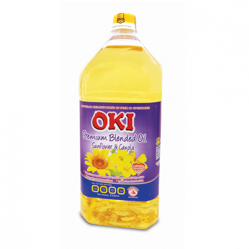 OKI Premium Blended Sunflower & Canola Oil 2L Giant Singapore