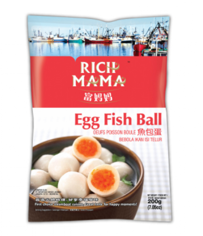RICH MAMA Egg Fish Balls 200g Giant Singapore